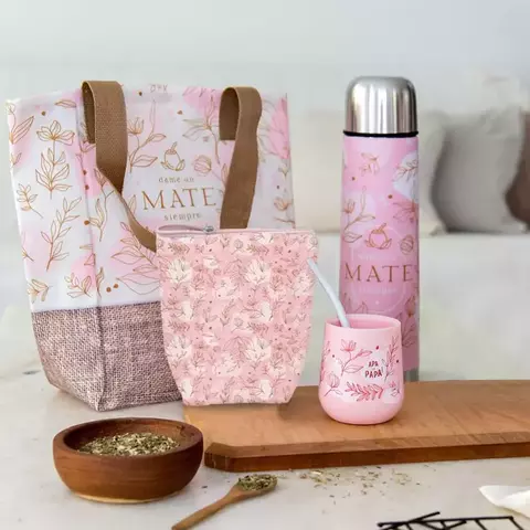 KIT MATE COMPLETO - ROSA - comprar online