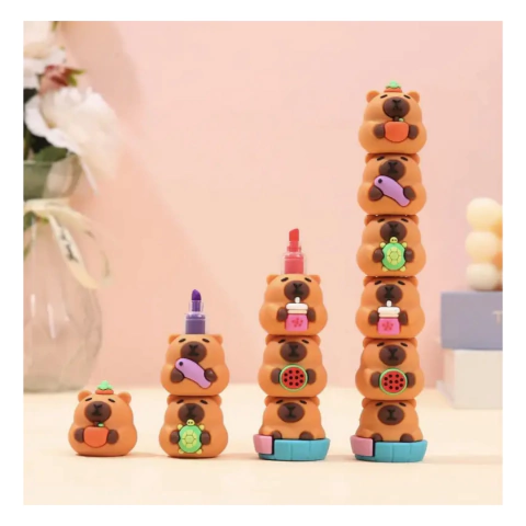 MINI RESALTADORES 5 COLORES EN 1 CAPY