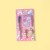 SET CON MINI LIBRETA GATO ROSA
