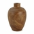 VASO BOJUDO DECORATIVO EM MADEIRA - 32CM