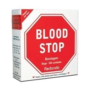 BLOOD STOP CURATIVO ADESIVO PARA COLETA C/500