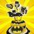Torta para perro temática Batman