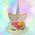 Torta para perro tematica Unicornio