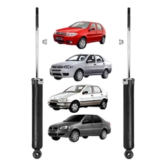 PAR AMORTECEDOR TRASEIRO DIREITO/ESQUERDO KAYABA FIAT PALIO/SIENA - BG Multipeças
