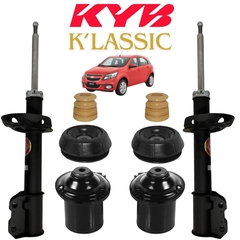 AMORTECEDOR KAYABA KLASSIC DIANTEIRO DIREITO E ESQUERDO + KIT BATENTE 1LINHA CHEVROLET AGILE - comprar online