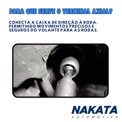 TERMINAL AXIAL NAKATA DIANTEIRO HONDA CIVIC - BG Multipeças
