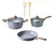 Set 3 ollas marmoladas + utensilios - comprar online