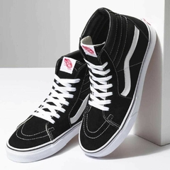 Tênis Vans SK8-HI Black And Black & White - Villa Kahvi