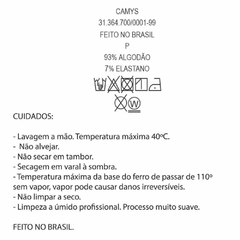 Imagem do Camiseta Camys Em Algodão Egípcio Salva Looks Gola V