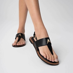 SANDÁLIA FLAT CLASSIC ICON COURO CARRANO - comprar online