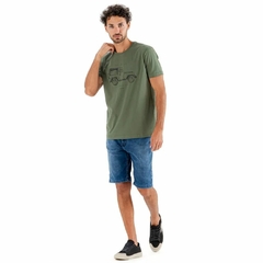 CAMISETA ESTAMPADA KING&JOE SLIM MANGA CURTA JEEP - comprar online