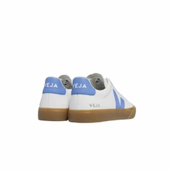 Imagem do Tênis Veja Campo Chromefree Leather Withe Aqua