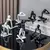 1pc estátuas de pensador de plástico abstrato mini personagens estatuetas casa - Ezenzia