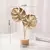 Ouro ginkgo folha pena modelo de metal estatuetas manual desktop artesanato orna - comprar online
