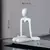 1pc estátuas de pensador de plástico abstrato mini personagens estatuetas casa - Ezenzia