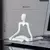 Imagem do 1pc estátuas de pensador de plástico abstrato mini personagens estatuetas casa