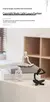 1pc estátuas de pensador de plástico abstrato mini personagens estatuetas casa - loja online