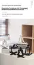 1pc estátuas de pensador de plástico abstrato mini personagens estatuetas casa na internet