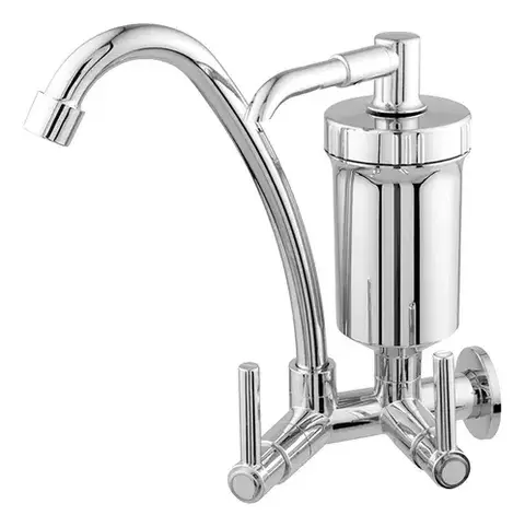Torneira de parede bica movel com filtro 1/4 de volta C80 - comprar online