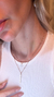 Colar Duplo Pingente & Ponto de Luz - Banhado a Ouro 18K - comprar online