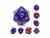 Dados de RPG - Conjunto com 7 Dados Aurora - Rose Galaxy Aurora Dice