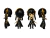 Pack 6 Miniaturas - Spy x Family (Anya & Yor Forger) na internet