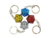 Chaveiro dado D20 Runas - Branco - Acessórios para RPG - comprar online