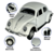 Miniatura Fusca Carrinho Ferro Fricção Abre Porta Branco na internet