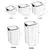 Conjunto de plástico herméticas para armazenamento de cozinha