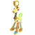 Girafa chacoalho de pelúcia infantil