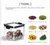 Conjunto de plástico herméticas para armazenamento de cozinha - Bengi Store