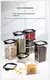 Conjunto de plástico herméticas para armazenamento de cozinha - Bengi Store