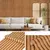 Grade de madeira do pvc auto-adesivo adesivo de parede para decoração de casa - comprar online
