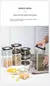 Conjunto de plástico herméticas para armazenamento de cozinha