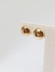 Brinco botão liso I Banhado a Ouro 18k - comprar online