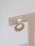 Brinco perola com cravejado I Banhado a Ouro 18k