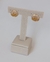 Brinco concha cravejada I Banhado a Ouro 18k - comprar online