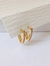 Brinco argola triangulo cravejado I Banhado a Ouro 18k - comprar online
