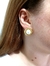 Brinco rosca perola I Banhado a Ouro 18k