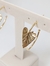 Brinco argola folha I Banhado a Ouro 18k - comprar online