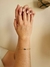 Bracelete Ponto de Luz Azul Safira I Banhado a Ouro 18K - comprar online