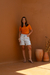 Tshirt Marina Amarelo Saffron - Dona Sarita Tshirteria
