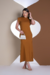 Vestido Sôffi marrom conhaque - loja online