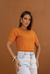 Tshirt Marina Amarelo Saffron - comprar online