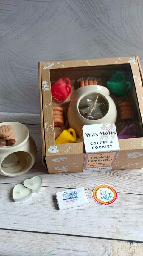 Kit Wax Melts - Dulce Tertulia (Aroma Café-Galleta)