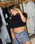 Short Jeans Relaxed com Franjas - Lança Perfume - comprar online