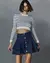 Saia Babados Jeans Dominique - comprar online