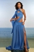 Vestido Olympia Seda Cores do Céu - comprar online