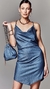Vestido Correntes Jeans Curto