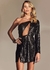 Vestido Vogue Curto Paetê